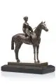 H. Henjes, Reitende Amazone. Um 1900– 1910, Bronze, gegossen, braun patiniert