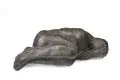 Siegfried Krepp, Liegende nach links, 1983, Bronze, gegossen, schwarzbraun patiniert