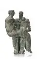 Siegfried Krepp, Familie, Um 1980, Bronze, gegossen, dunkelbraun patiniert, partiell grünlich oxidiert