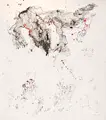 Uwe Bremer, Drakulisches Wesen, 1963, Mischtechnik auf Hartfaser