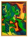 Christiane Latendorf, Im Bärenwald, 2013, Öl auf Leinwand