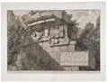 Giovanni Battista Piranesi, Parte della Facciata del Sepolero di Cecilia Metella cogli Ornamenti, che in oggi esistono