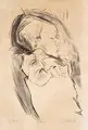 Peter August Böckstiegel, Vincent, 1925, Kreidelithografie auf "Van Gelder Zonen" – Bütten