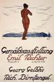 Georg Hermann Gelbke, Gemäldeausstellung Emil Richter – Georg Gelbke, Rich. Birnstengel, 1915, Farblithografie