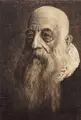 Georg Jahn, Jonkheer W. Rengers, 1900, Aquatintaradierung auf China, auf Bütten aufgewalzt