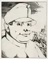 Johannes Wüsten, Der schmale Weg, Kupferstiche auf weichem Papier