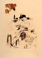 Salvador Dalí, Toledo, 1964, Farbaquatintaradierung auf gelblichem "Richard de Bas"- Bütten