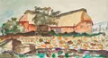 Clemens Kindling, Auf Sylt, Aquarelle, Tinte und Bleistift auf festem Papier