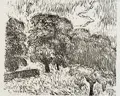 Wilhelm Rudolph, Landschaft mit Gewitter