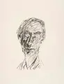 Max Uhlig, Selbstbildnis (?) / Sitzender / Bildnis. 1972–73/1981
