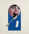 Lutz Fleischer, Torso, Collage auf leichtem Karton