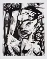 Annette Gundermann, Zaubergarten, 1988/1989, Linolschnitte auf unterschiedlichen Papieren