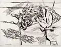 Günter Horlbeck, Profile, 1976, Radierungen und Aquatintaradierungen, teils farbig, auf "Hahnemühle"-Bütten