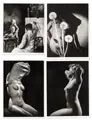 Walter Zorn, Acht Aktfotografien. 1950 bis 1965, Silbergelatineabzüge auf Barytpapier auf Barytpapier