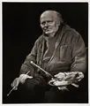 Walter Zorn, Bildnis Ernst Hassebrauk, Silbergelatineabzug auf Barytpapier