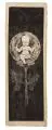 Reinhold Langner, Die Blume, 1937, Holzschnitt und Druckerschwärze auf Japan, aus vier Bögen zusammengefügt. (Rollbild)