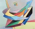 Irmgard Horlbeck-Kappler, Figuration, 1991, Öl auf Hartfaser