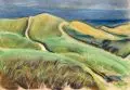 Siegfried Berndt, Weg zur Düne (Hiddensee?). Wohl 1920er Jahre, Farbige Pastellkreidezeichnung