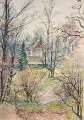 Curt Großpietsch, Leonhardistraße, Aquarell