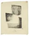Friedrich Press, Mutter mit Kind, 1980, Kohlestiftzeichnung auf Pergamentpapier