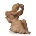Ursula Naumann, Mutter mit Kind, 1979, Ton, rötlich-brauner Scherben