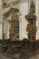 Fritz Beckert, Blick in die Klosterkirche Banz