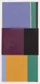 Ulrich Eisenfeld, Farbfelder-Feldfarben, 2000, Öl auf Malpappe, dreiteilig collagiert