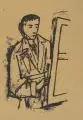 Karl Hofer, An der Staffelei
