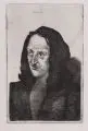 Werner Tübke, Römischer Poet, 1972, Radierung mit Plattenton auf festem Papier