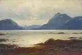 Carl Kenzler, Seelandschaft. Frühes 20. Jh, Öl auf Leinwand