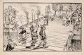 Georg Erler, (zugeschr.) und andere Dresdner Künstler, Vier Dresdner Karikaturen / Festschrift der Dresdner Kunstgenossenschaft zum 3. Jan. 1901