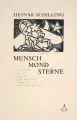 Conrad Felixmüller, Mensch, Mond, Sterne, 1917, Holzschnitt auf gräulichem Papier