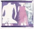 Hans-Ludwig Böhme, Ankunft, Polaroid-Transfers, teils bearbeitet, auf Papier