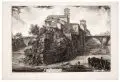 Veduta dell'Isola Tiberina by Giovanni Battista Piranesi, 1775, Radierung auf kräftigem Büttenkarton mit Wasserzeichen Mi.re, offered Dec 2022
