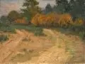 Wilhelm Claudius, Herbstmorgen, Wohl 1912/1913, Öl auf Leinwand