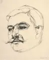 Otto Fischer, Paris, 1914, Federzeichnungen in schwarzer bzw. brauner Tusche und Grafitzeichnungen auf verschiedenen Papieren