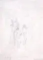 Eugen Batz, Nebelbild, 1977, Aquarell, Deckweiß und Bleistift auf Bütten
