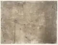 Thomas Ranft, fliegen – wie lange noch?, 1984, Farbradierung auf festem, weißen Bütten