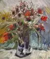 Roland Ladwig, Stillleben mit Tulpen, 2000, Öl auf Leinwand
