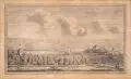 Carl Gottfried Nestler, Prospect des Antonischen Gartens und dem Lehmannischen Bade, 1768, Kupferstich auf Bütten mit Wasserzeichen "IHUMMEN", an den Seiten und am o