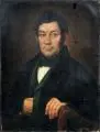 Robert Köhler, Bildnis eines Herren, 1842, Öl auf Leinwand