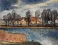Erhard Hippold, An der Elbe bei Radebeul (?). Wohl 1950er Jahre