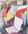 Horst Zickelbein, Hommage à Hermann Glöckner, 1988, Farbzinkografie