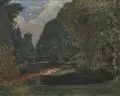 Theophil Heinke, Aus dem Pillnitzer Parke, 1911, Öl auf Leinwand