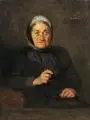 Friedrich Wilhelm Heyser, Friedrich Wilhelm Theodor Heyser, Die Mutter des Künstlers. Wohl um 1910, Öl auf Leinwand