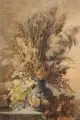 Stillleben mit Herbststrauß by Gerardina Jacoba van de Sande Bakhuyzen, 1874, Aquarell über Bleistift auf "Whatman"-Bütten, offered Dec 2021