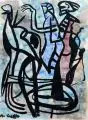 Veit Hofmann, Proktophantasmist, 2000, Aquarell und Tusche auf strukturiertem Papier