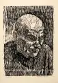 Wilhelm Rudolph, Kopf eines Mannes. 2. H. 20. Jh