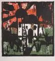Heinz Tetzner, Die Mühle, Um 1985, Farbholzschnitt
