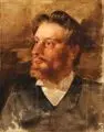 Peter von Krafft, Selbstbildnis. 2. H. 19. Jh, Öl auf Leinwand